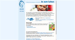 Desktop Screenshot of ja-zum-leben.ch